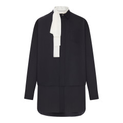 [Sacai] Long sleeve dress FW26 2608566001 BLACK