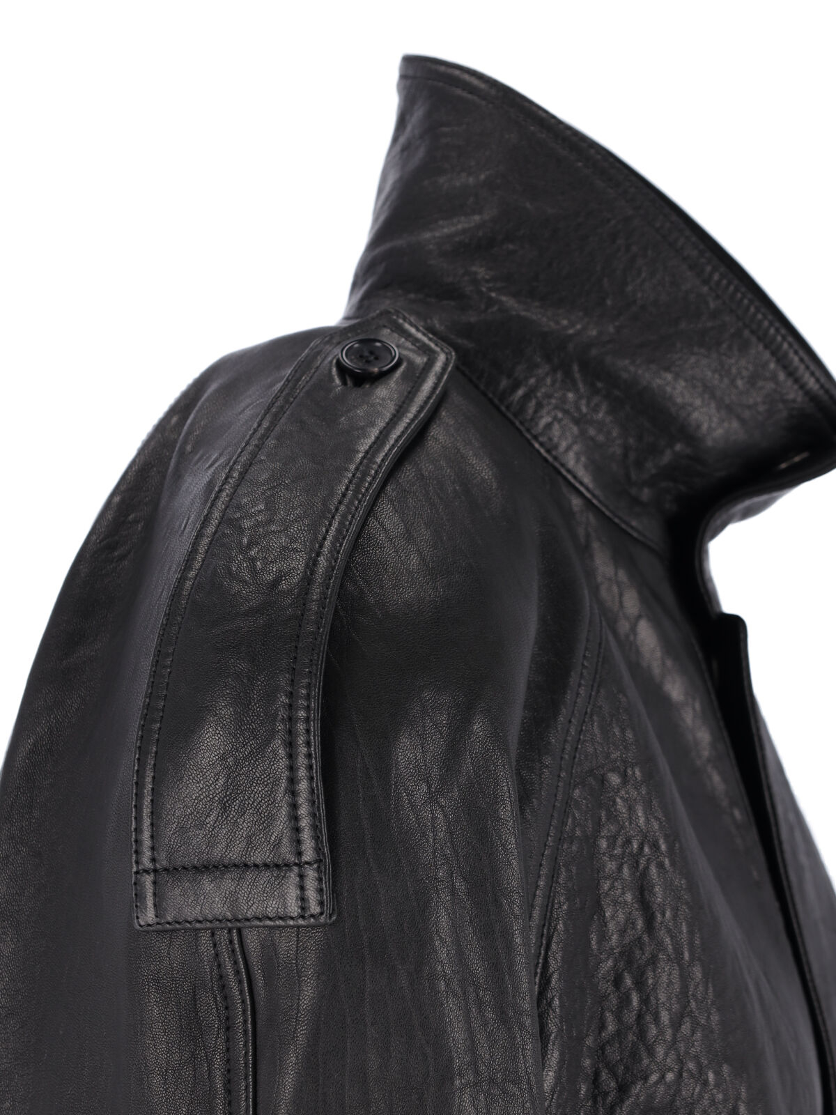 [Saint Laurent] Leather Jacket FW26 858507 YCNF21000