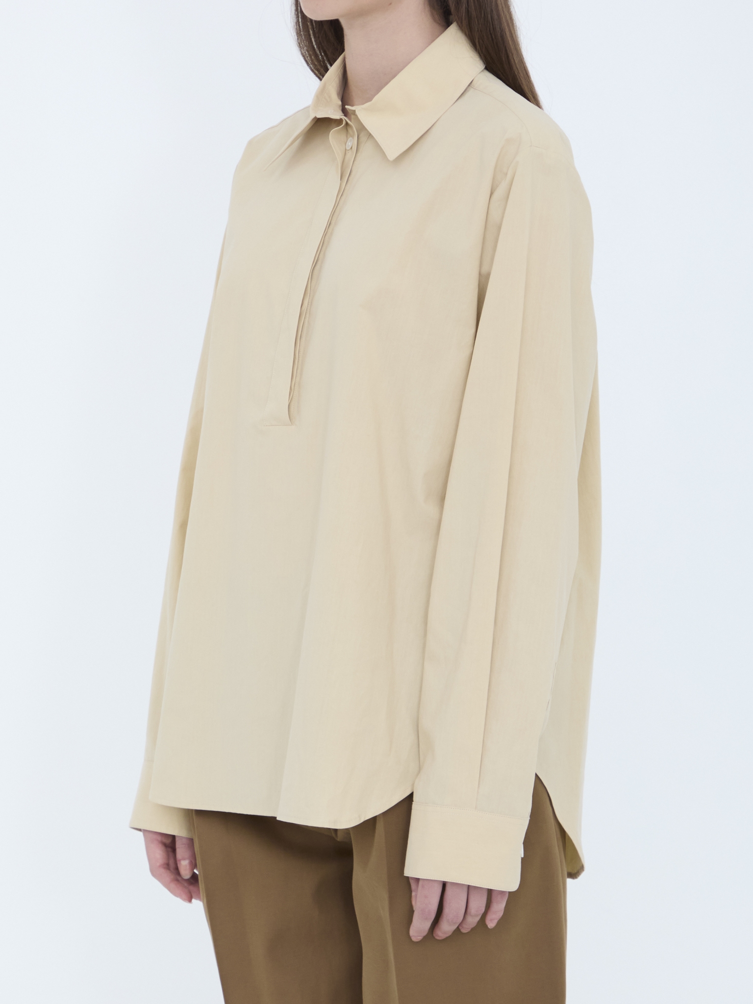 [THE ROW] Shirts Long Sleeve FW25 10303_W4075_SAN