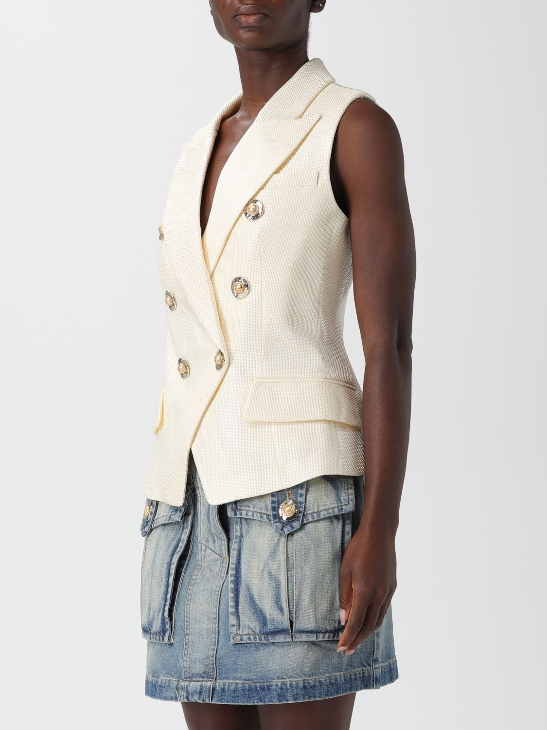 [Balmain] Vest FW25 FF1AG740VI29 0CF