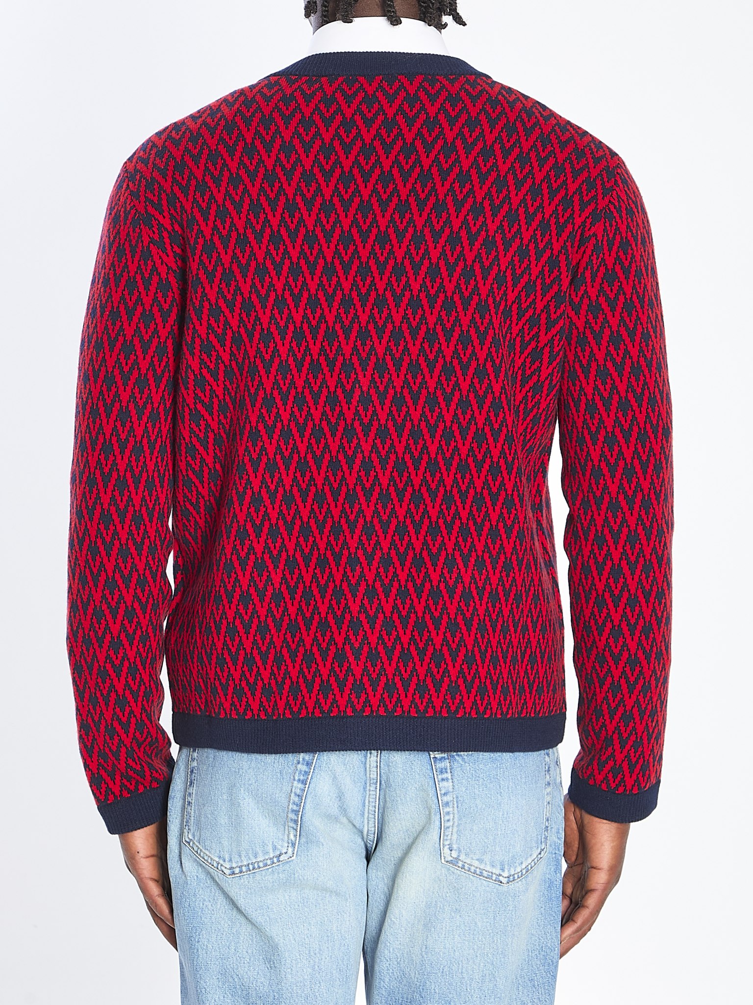 [Valentino Garavani] Cardigan FW25 7V3KA04I_AR1_BR5