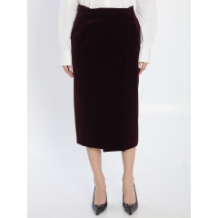 [Saint Laurent] Midi skirt FW25 826769_Y615W_6500