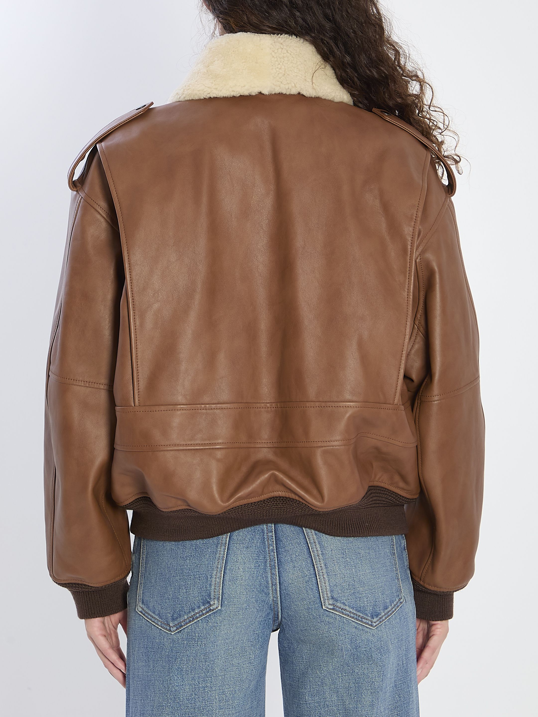 [Saint Laurent] Leather Jacket FW25 843525_YCTE2_2146