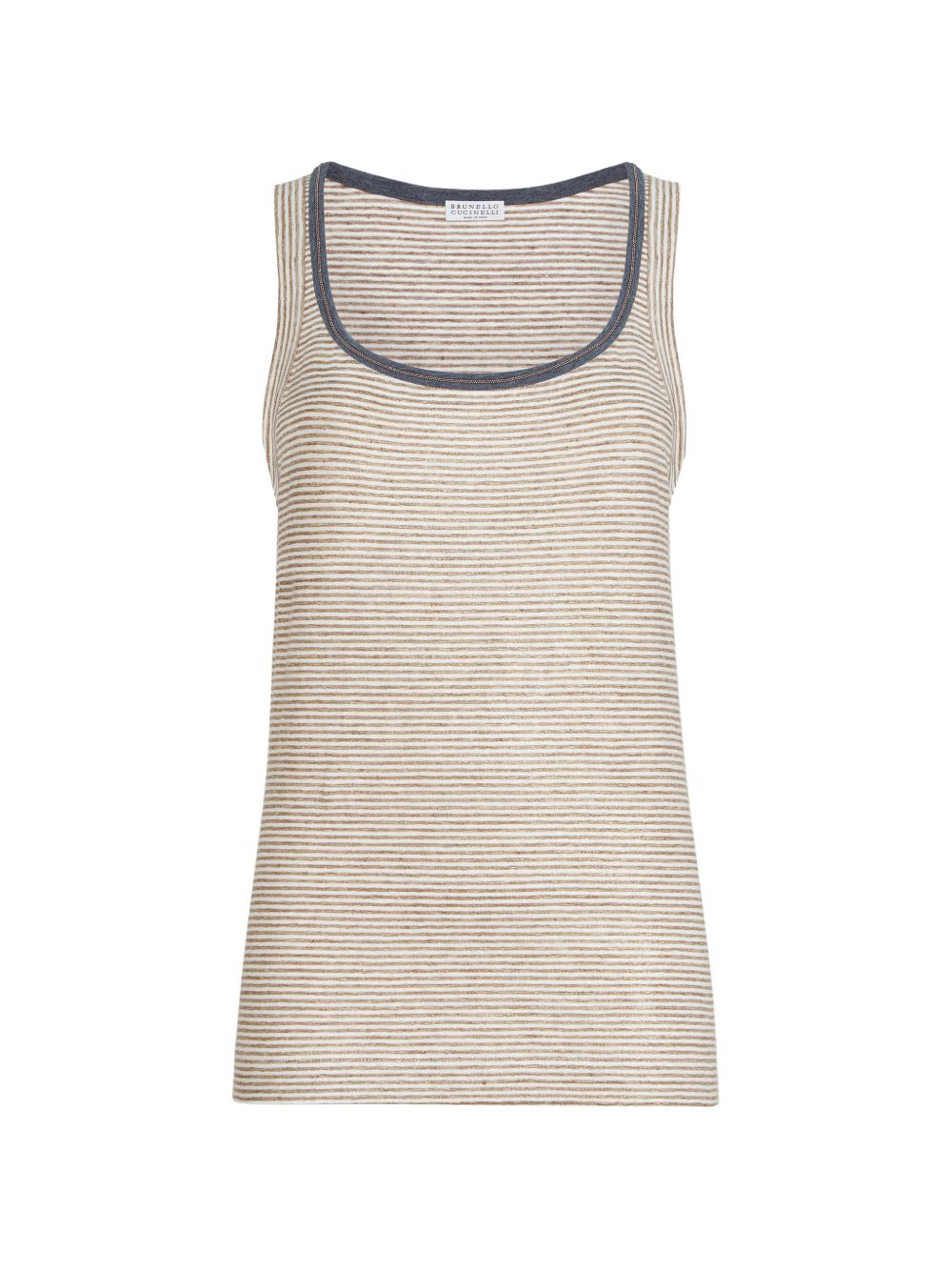 [Brunello Cucinelli] T-shirts Sleeveless SS26 MQ977DU530C2094