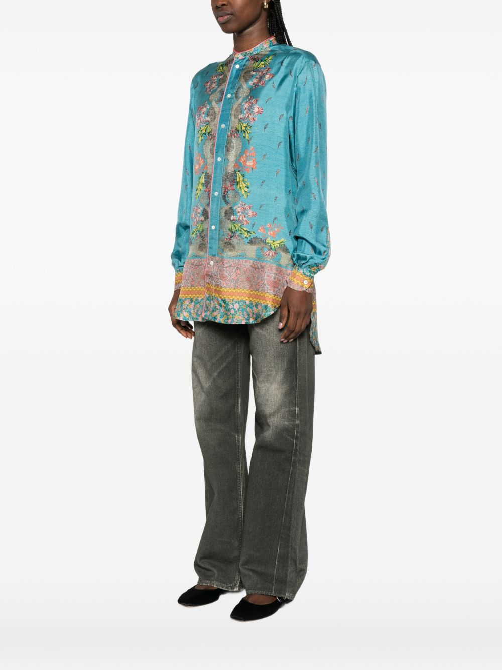 [Pierre Louis Mascia] Shirts Long Sleeve SS26 ALOE/S-CML11185101517870