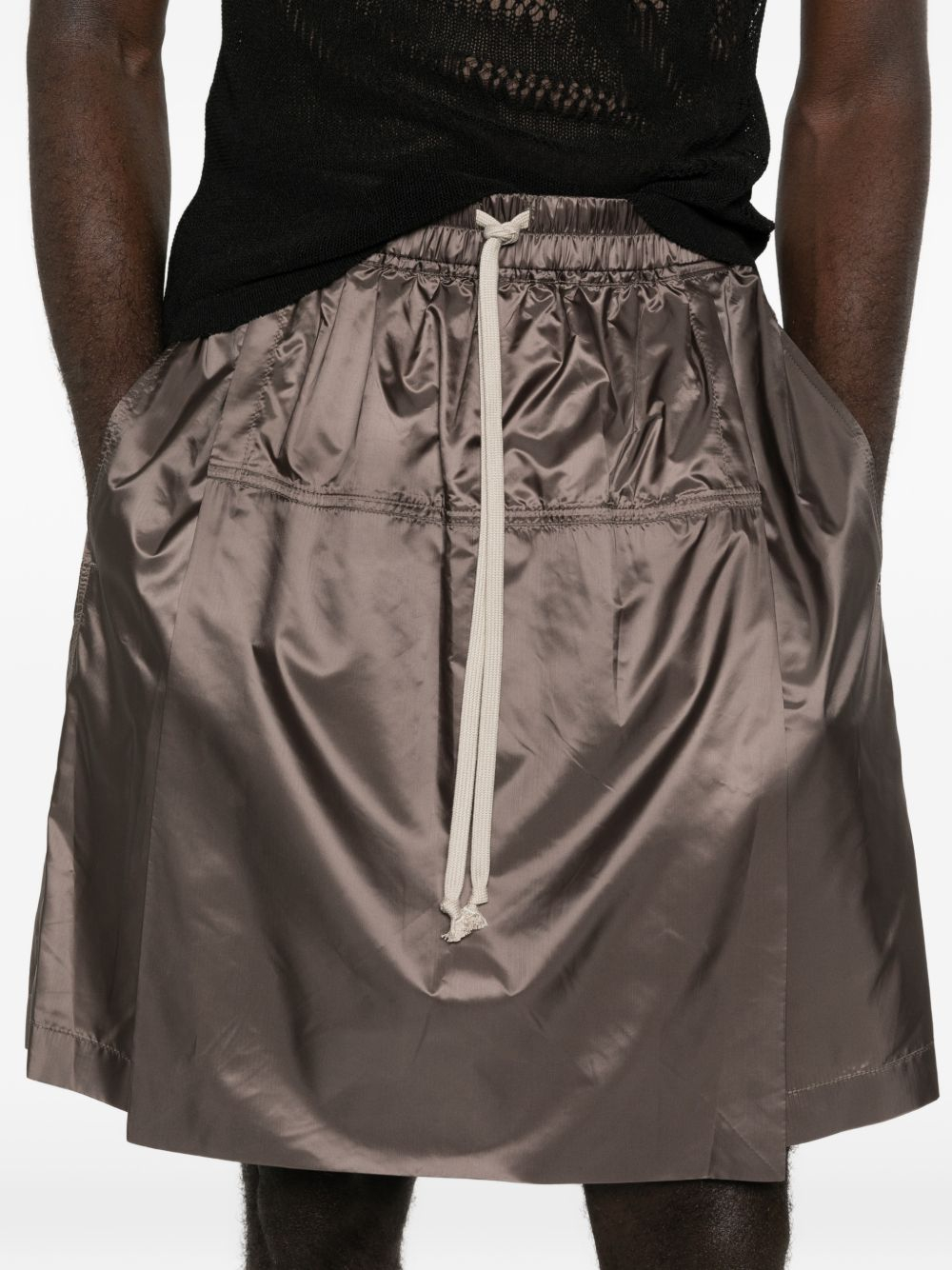[Moncler X Rick Owens] Mini skirt SS26 MU01F2B01M8114828