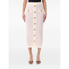 [Balmain] Midi skirt SS26 GF1LD024KJ48OIB
