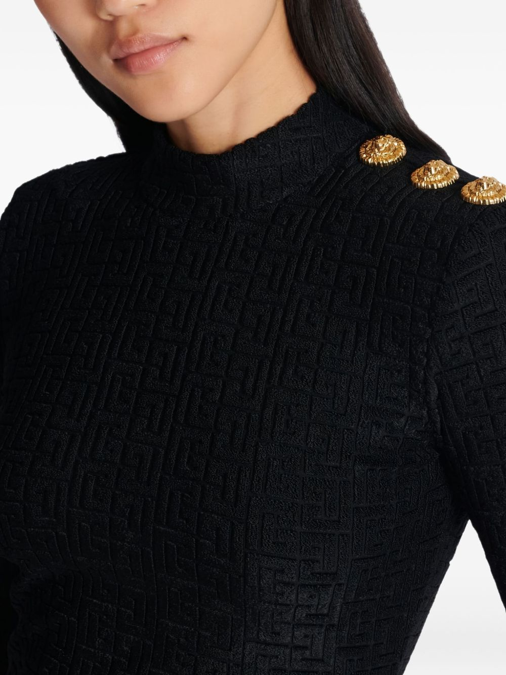 [Balmain] Knitwear SS26 GF1AR962JL420PA