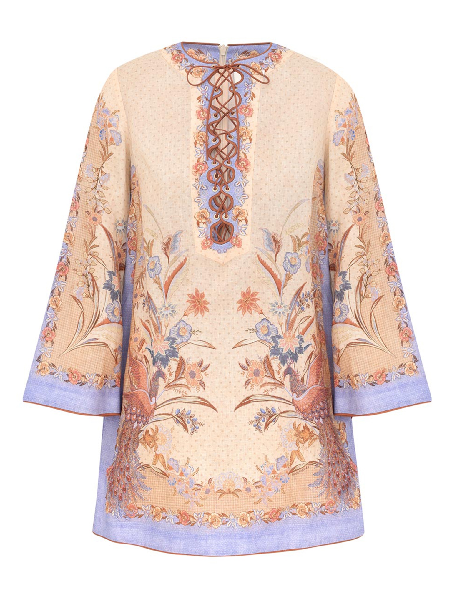 [Zimmermann] Long sleeve dress FW26 8076DSS262BSFL
