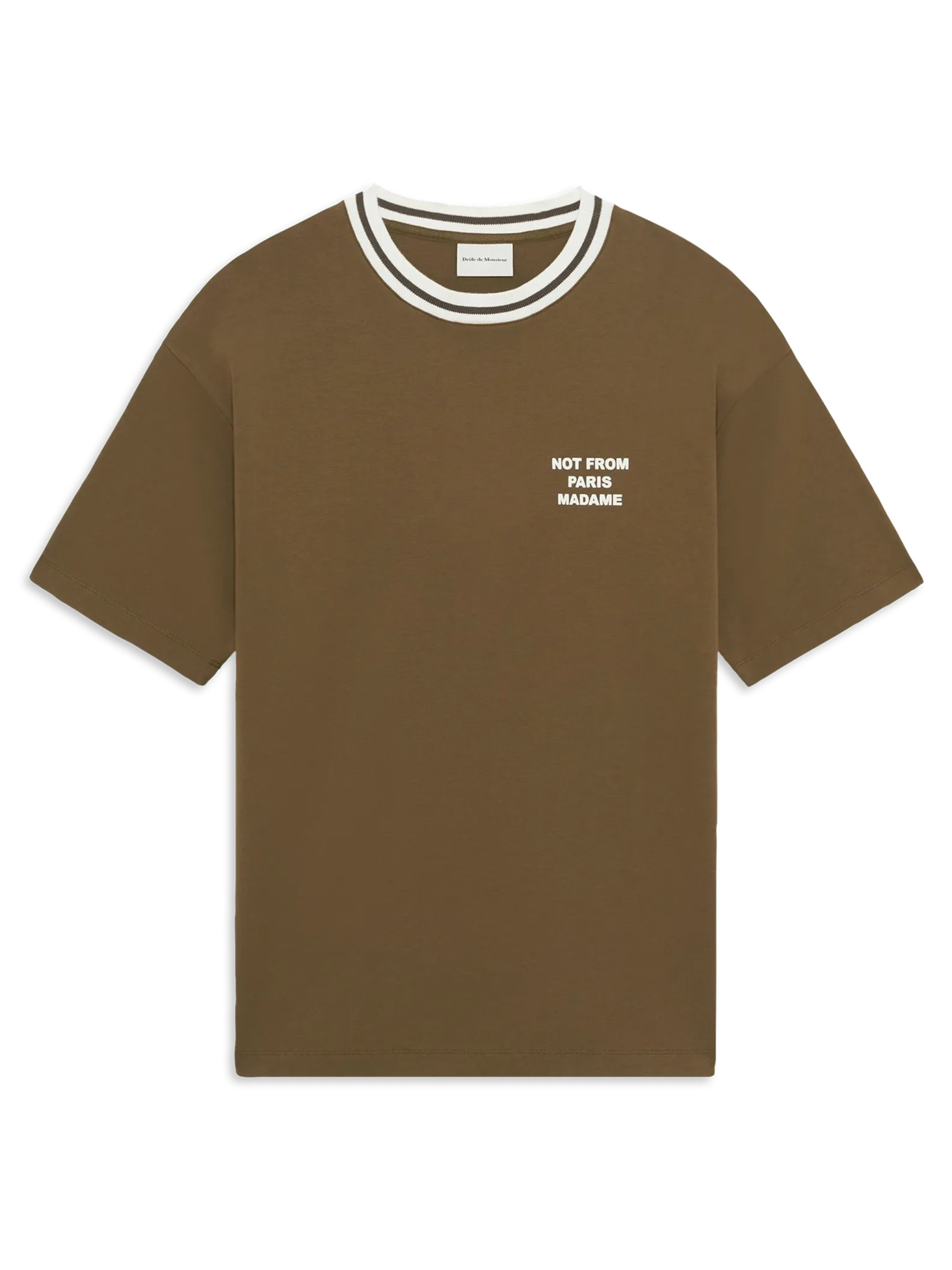 [DROLE DE MONSIEUR] T-shirts Short Sleeve FW26 LTS189CO002KK
