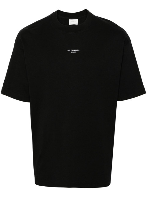 [DROLE DE MONSIEUR] T-shirts Short Sleeve FW26 PERMTS202CO002BL