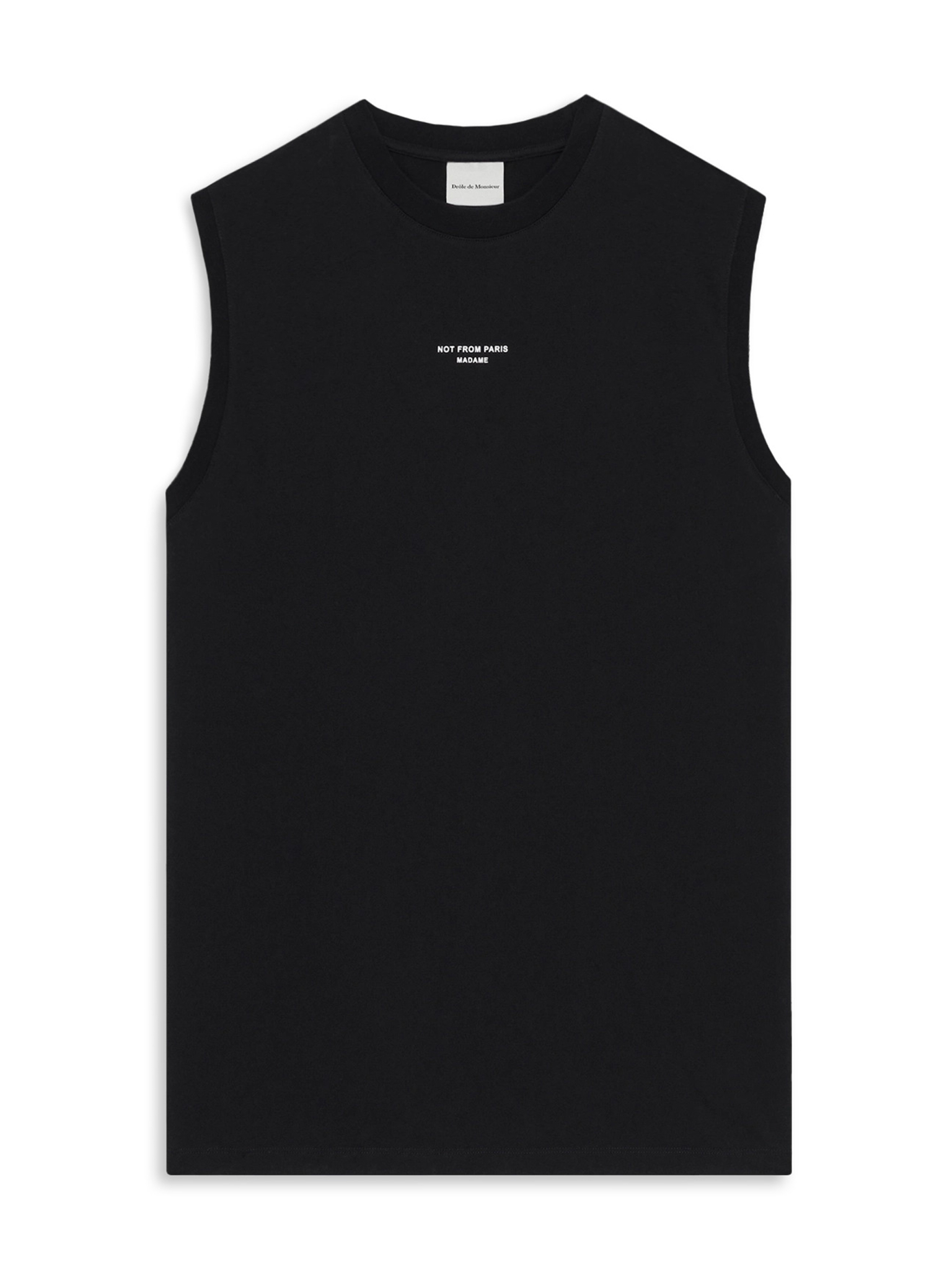 [DROLE DE MONSIEUR] T-shirts Sleeveless FW26 PERMTS338CO311BL