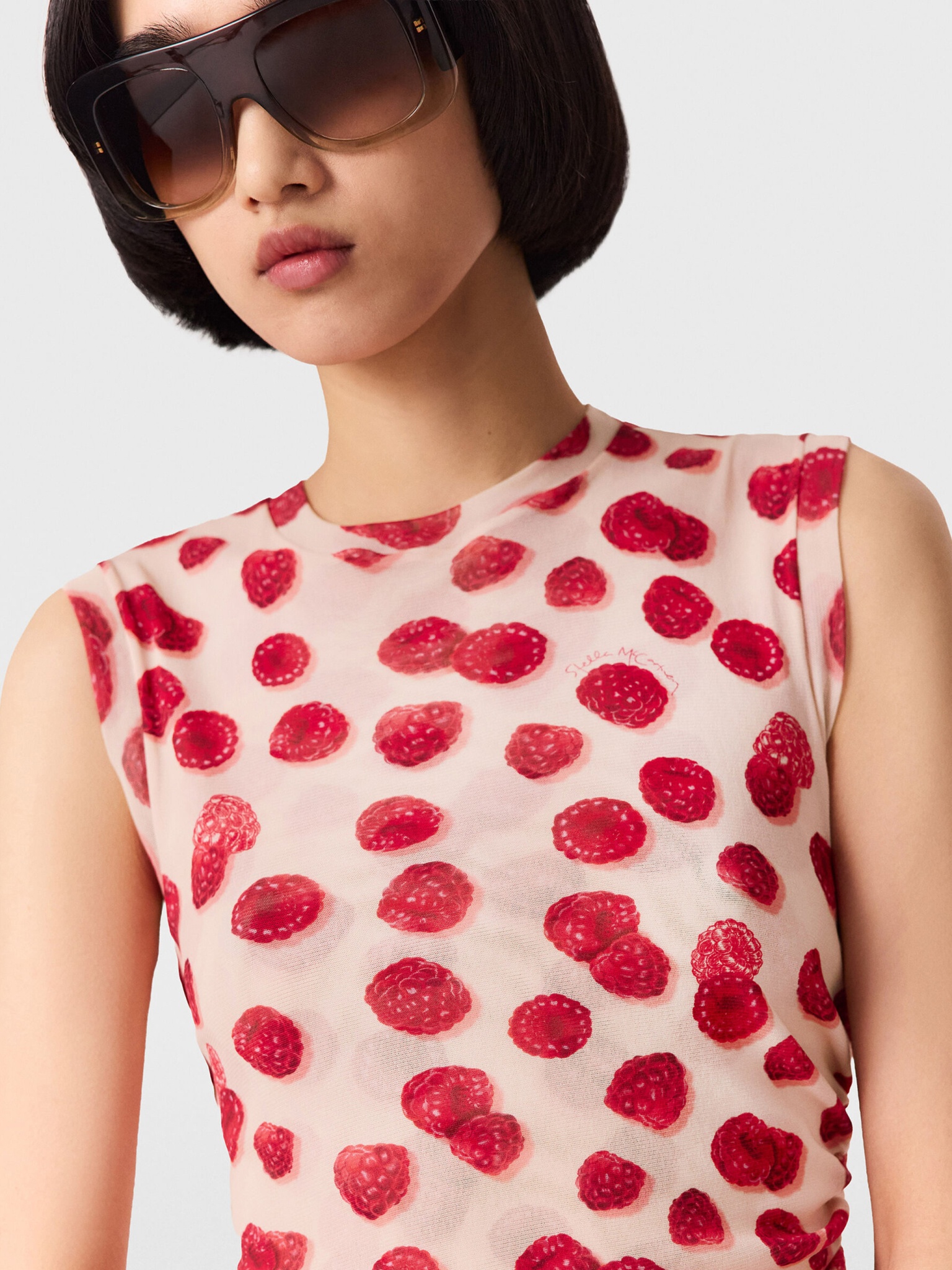 [Stella McCartney] Sleeveless dress FW26 6J04683SQA655001