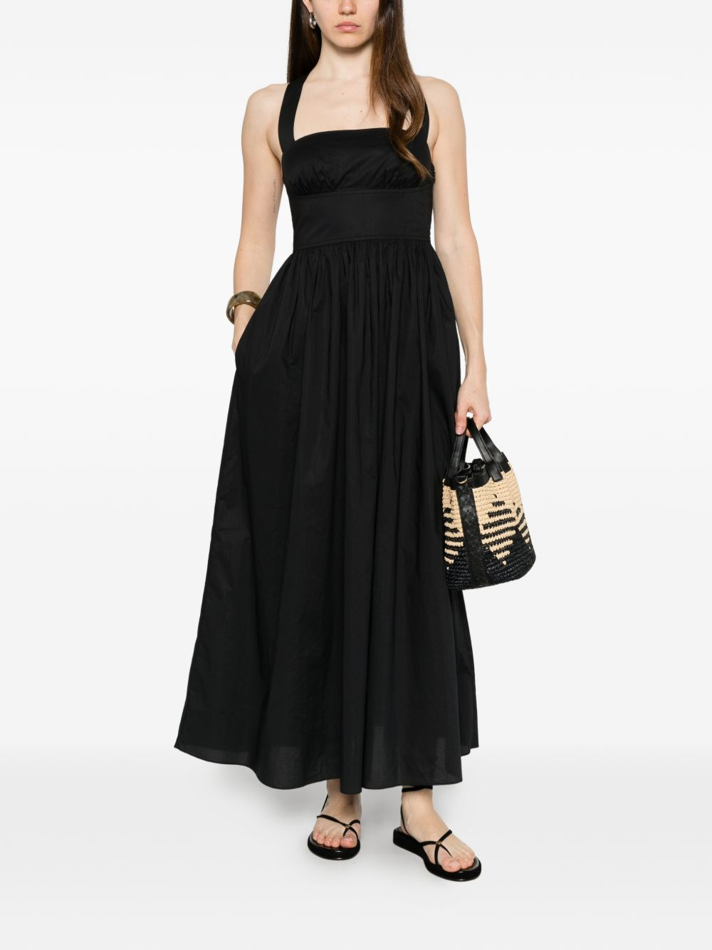 [MATTEAU] Sleeveless dress SS26 CBMDR-PLBLK