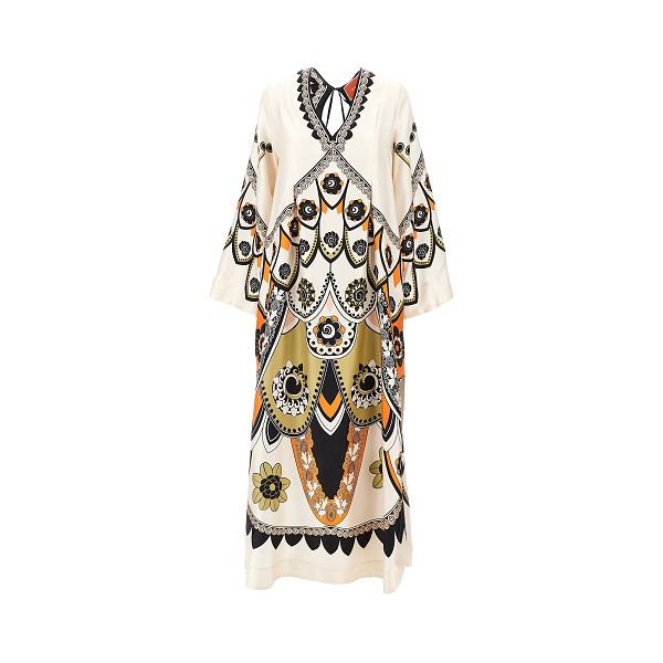 [La Double J] Long sleeve dress FW26 DRE1022SIL029PLU03WH04-WH04