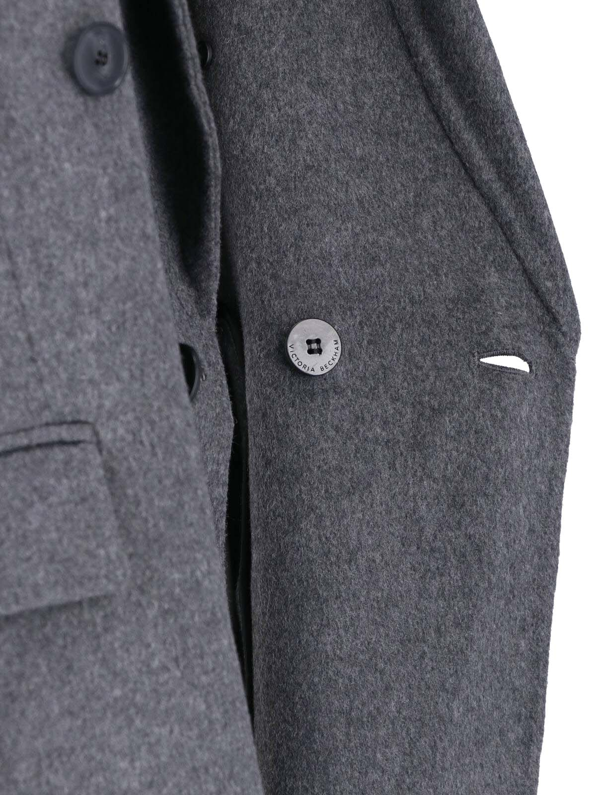 [VICTORIA BECKHAM] Coat FW26 1126WCT006440BDARK GREY MELANGE