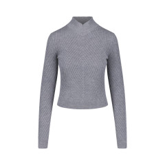 [VICTORIA BECKHAM] Knitwear FW26 1425KTP006804BGREY MARL