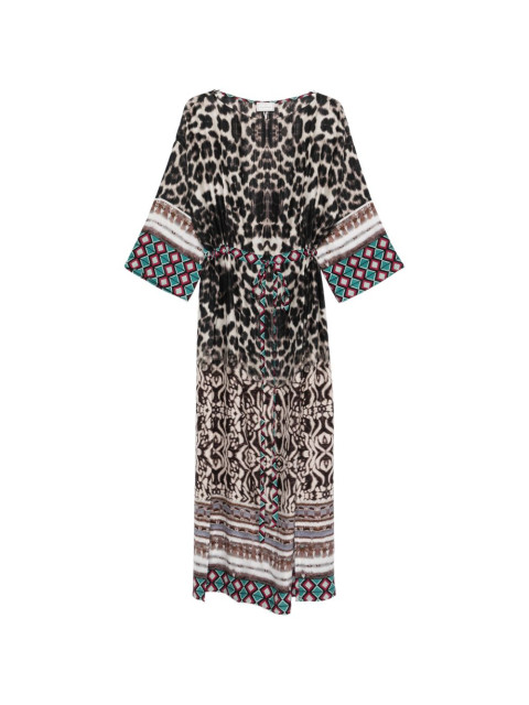 [Pierre Louis Mascia] Long sleeve dress SS26 TETRIS/SV-AB12178101518103