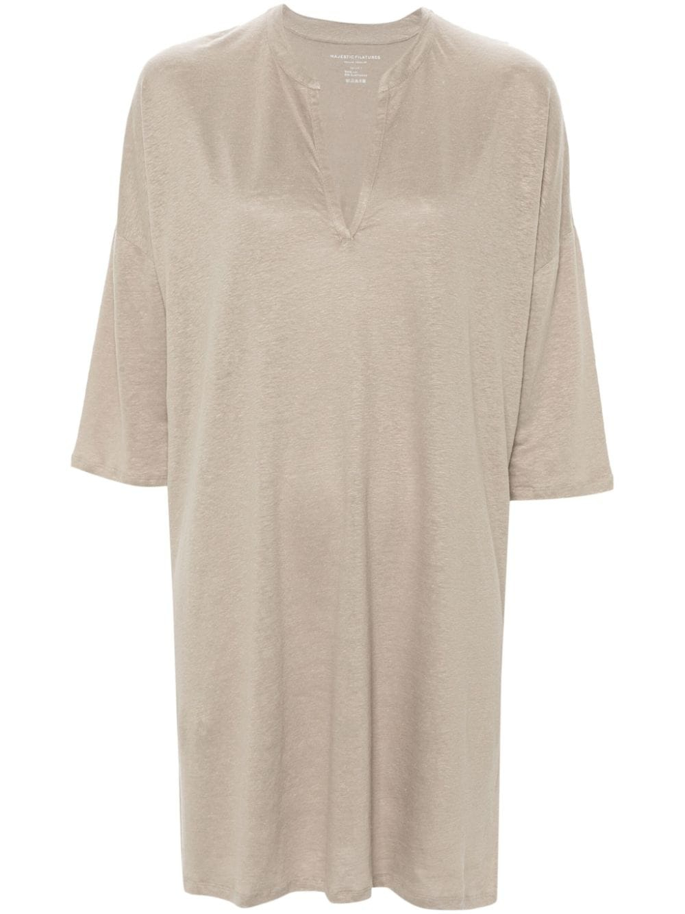 [Majestic] Long sleeve dress SS24 M011FTQ007TUNIQUE683