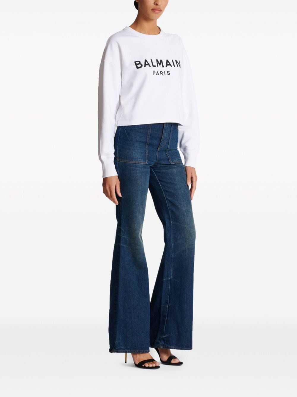 [Balmain] Sweatshirt SS24 CF1JO065BB02GAB