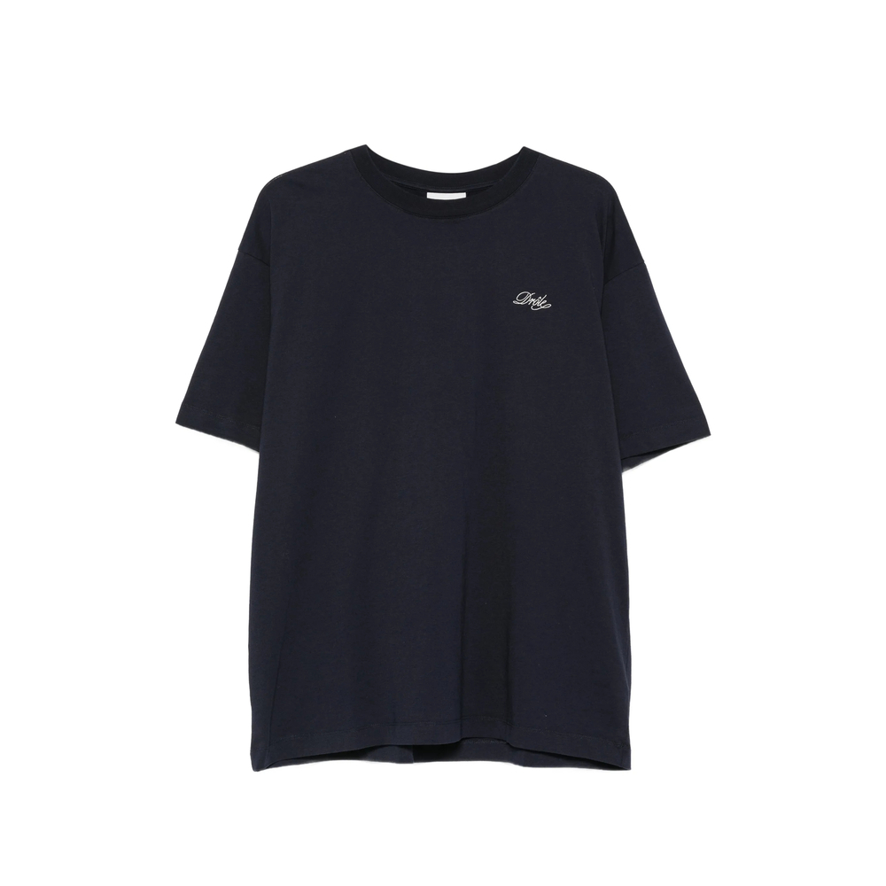 [DROLE DE MONSIEUR] T-shirts Short Sleeve FW26 L-TS324 CO311 NAVY