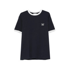 [DROLE DE MONSIEUR] T-shirts Short Sleeve FW26 PERM-TS339 CO311 NAVY