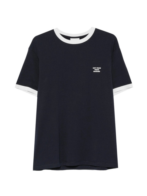 [DROLE DE MONSIEUR] T-shirts Short Sleeve FW26 PERM-TS339 CO311 NAVY