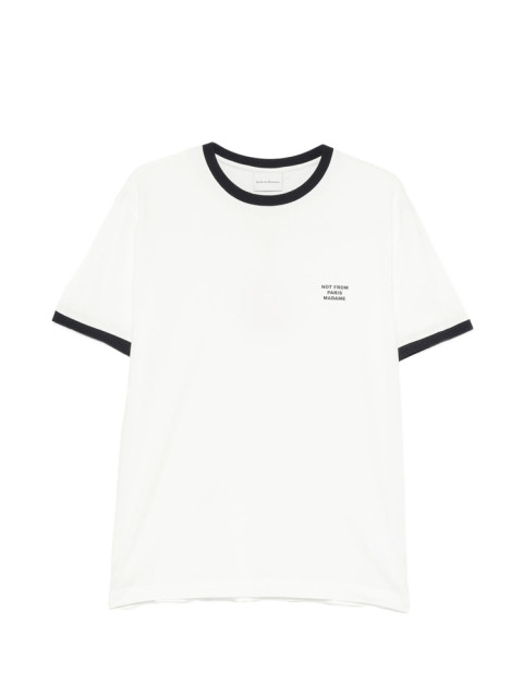 [DROLE DE MONSIEUR] T-shirts Short Sleeve FW26 PERM-TS339 CO311 OFFWH
