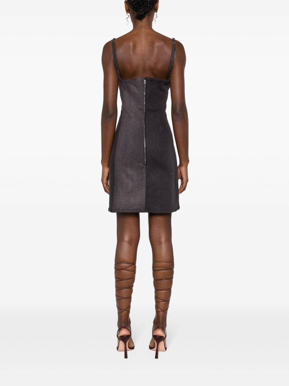 [YPROJECT] Sleeveless dress SS24 107DR002BLACKPURPLE
