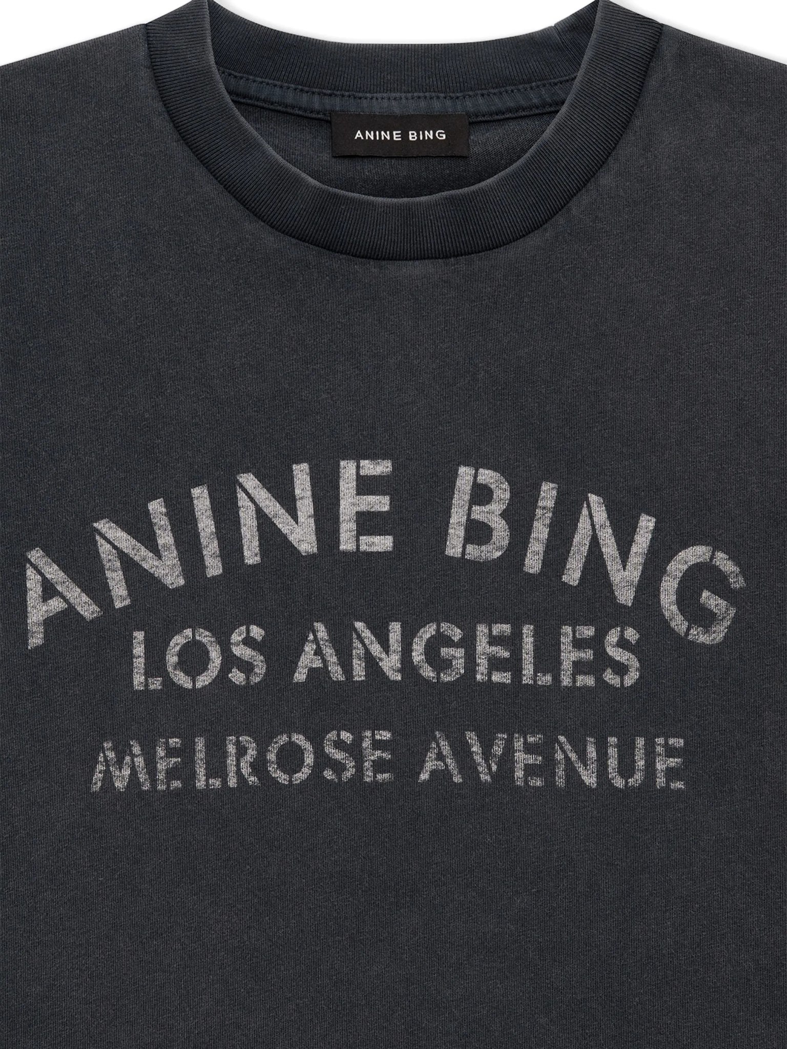 [Anine Bing] T-shirts Short Sleeve FW26 A0812930WBL1