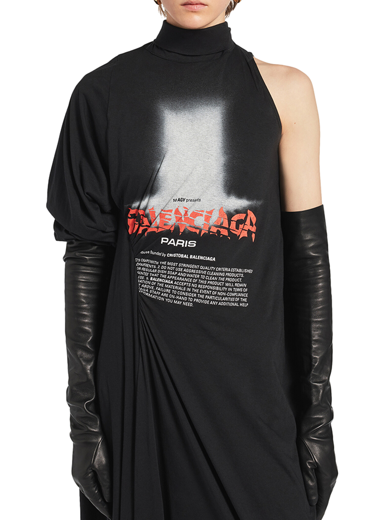 [Balenciaga] Sleeveless dress FW26 A001WDTUVX91000 BLACK