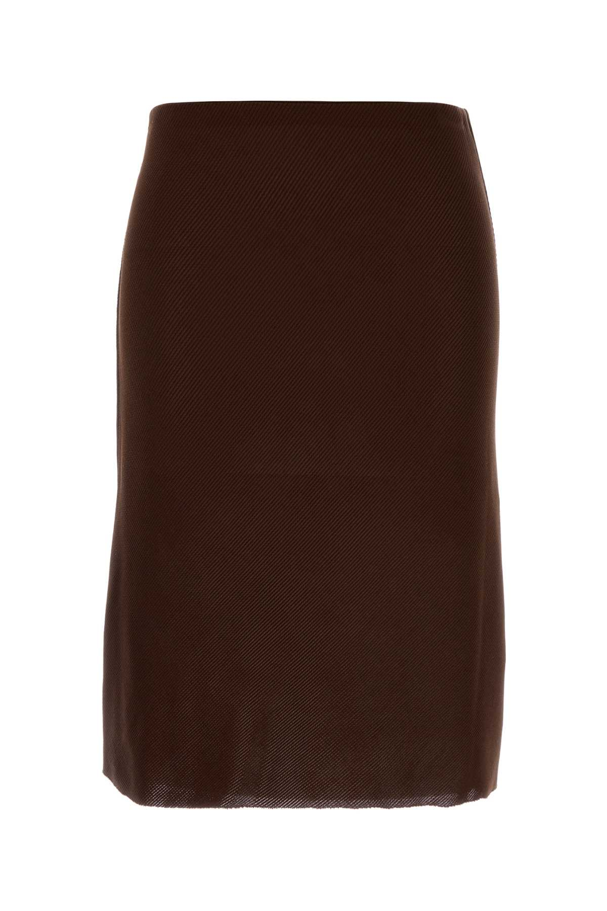 [Miu Miu] Midi skirt FW25 MMG570SOOO18BP F0324