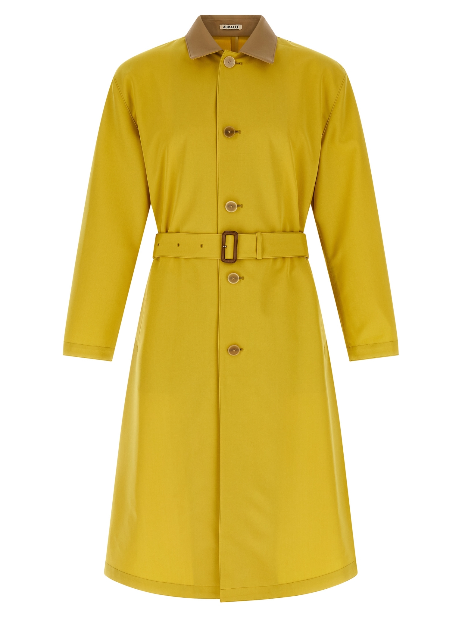 [AURALEE] Coat SS26 A26SC01WCMUSTARDYELLOW