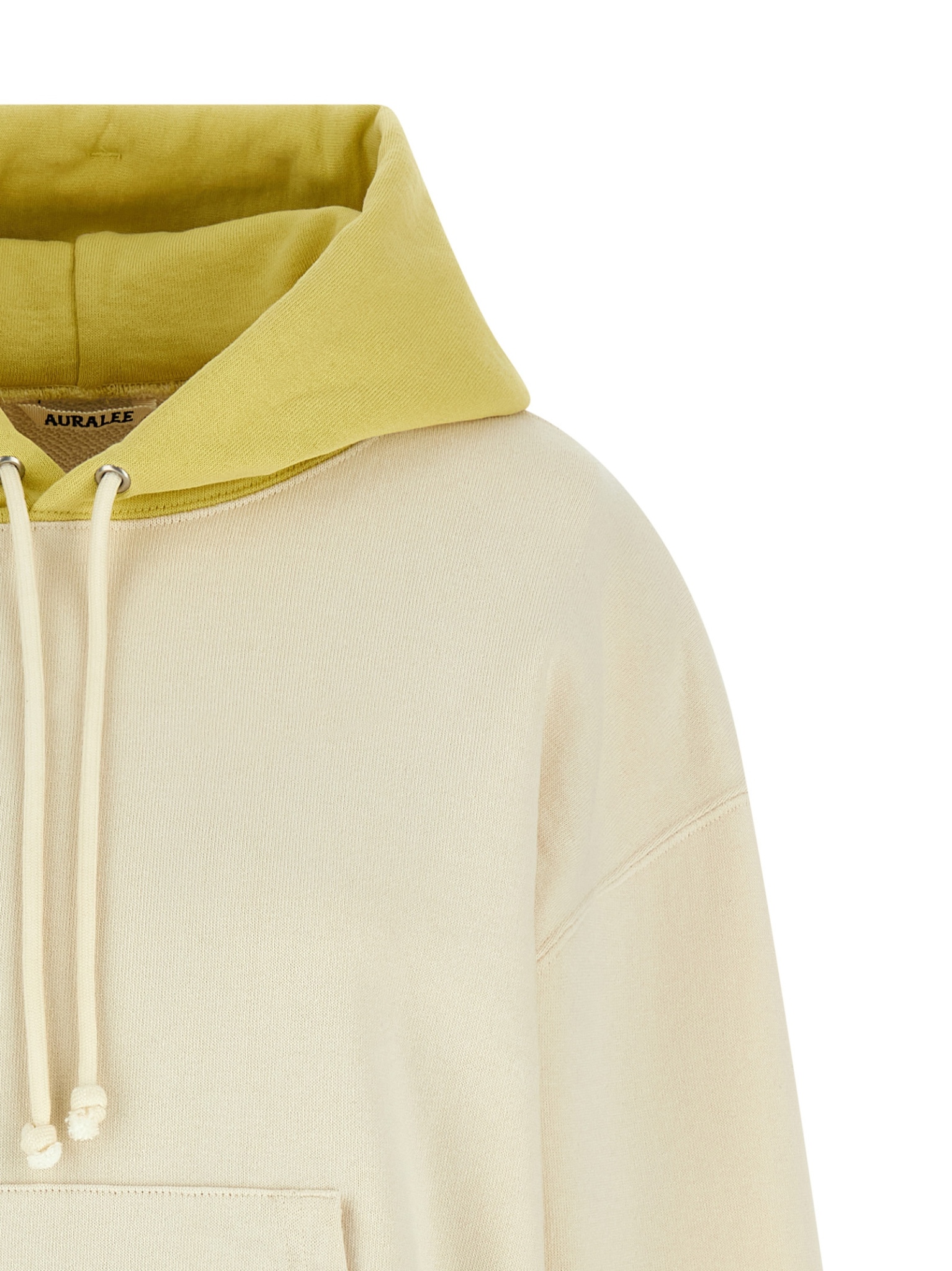 [AURALEE] Sweatshirt SS26 A26SP05TUSMOKYWHITELIGHTYELLOW