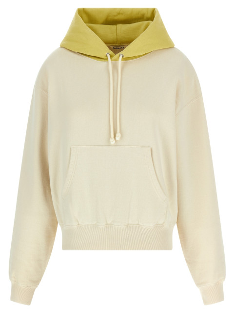 [AURALEE] Sweatshirt SS26 A26SP05TUSMOKYWHITELIGHTYELLOW