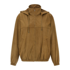[AURALEE] Casual Jacket SS26 A26SB02CBKHAKIBEIGE