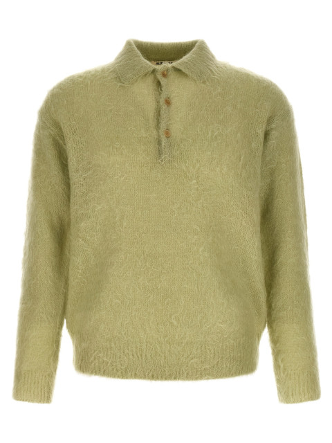[AURALEE] T-shirts Long Sleeve FW25 A25AP01KMLIGHTKHAKI