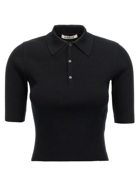 [AURALEE] T-shirts Short Sleeve SS26 A00P01HRBLACK