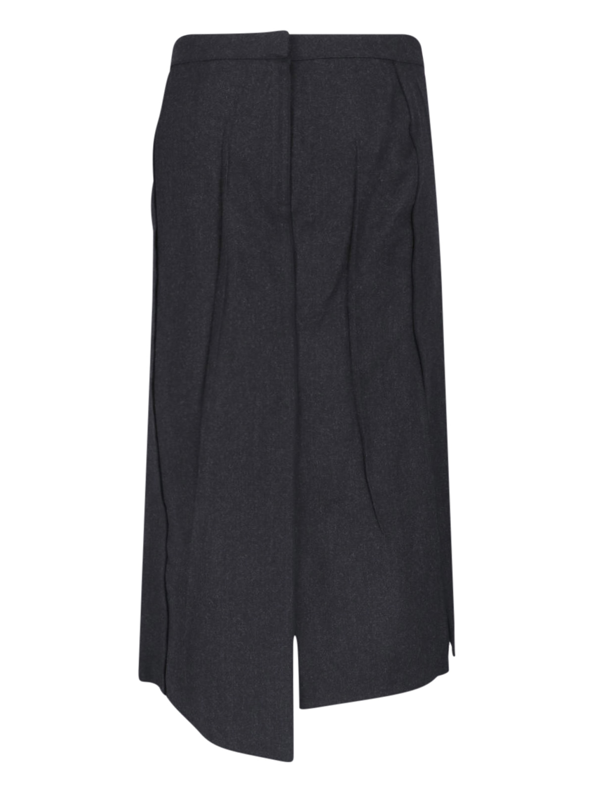 [VICTORIA BECKHAM] Long skirt FW26 1326WSK007362DDARK GREY MELANGE