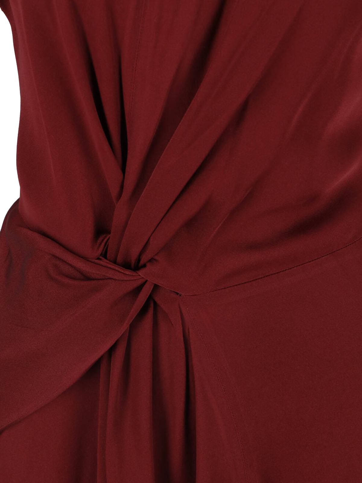 [VICTORIA BECKHAM] Short sleeve dress FW26 1226WDR007292DBURGUNDY