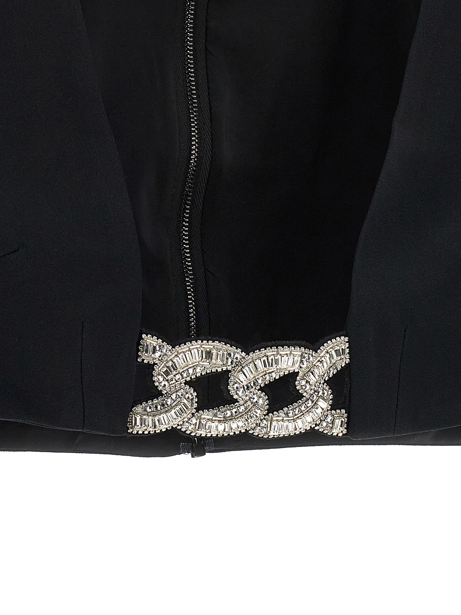 [David Koma] T-shirts Long Sleeve FW23 PF23DK11TBLACKSILVER