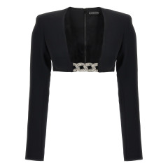 [David Koma] T-shirts Long Sleeve FW23 PF23DK11TBLACKSILVER