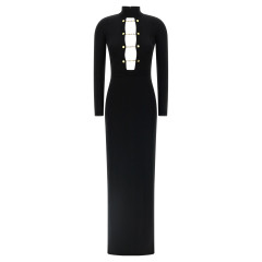 [ELISABETTA FRANCHI] Long sleeve dress FW25 AM29S57E2110