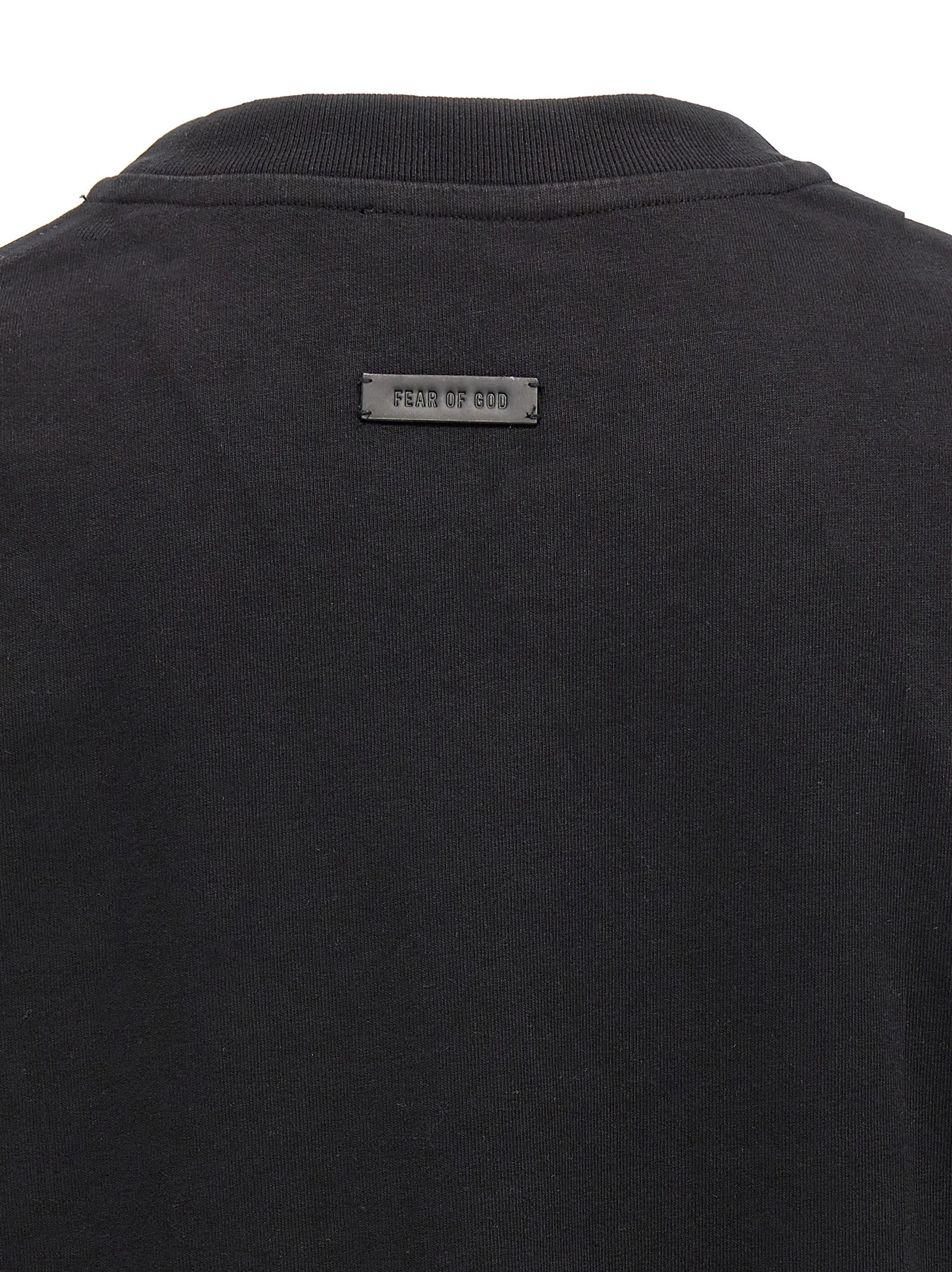 [Fear of God] T-shirts Long Sleeve SS25 FGE2505111HWJBLACK