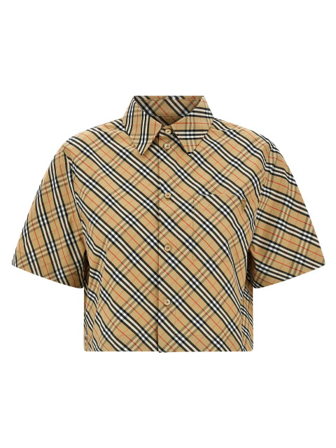 [Burberry] Shirts Short Sleeve SS25 8106190SANDIPCHECK