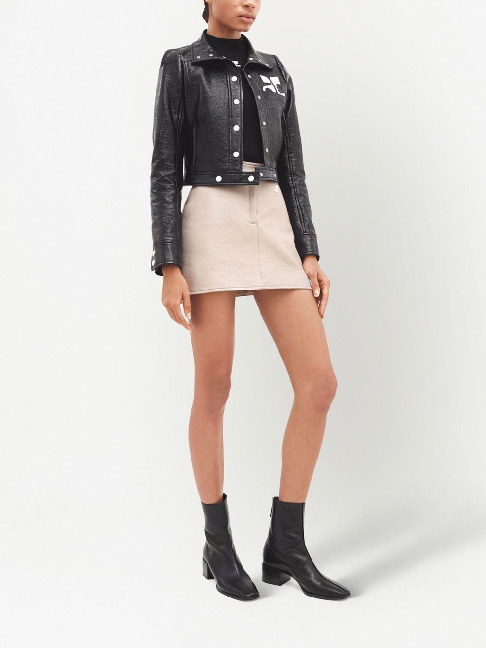 [Courreges] Leather Jacket FW26 PERCBL005VY00149999
