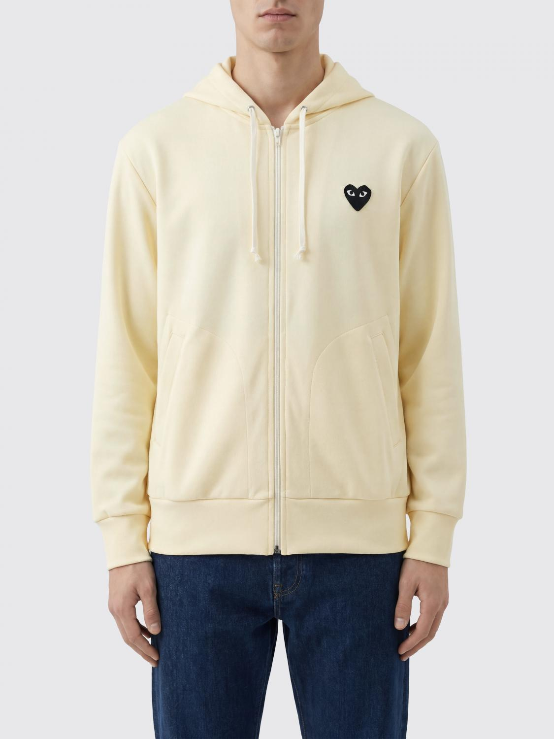 [COMME DES GARCONS PLAY] Sweatshirt SS26 AXT254 IVORY