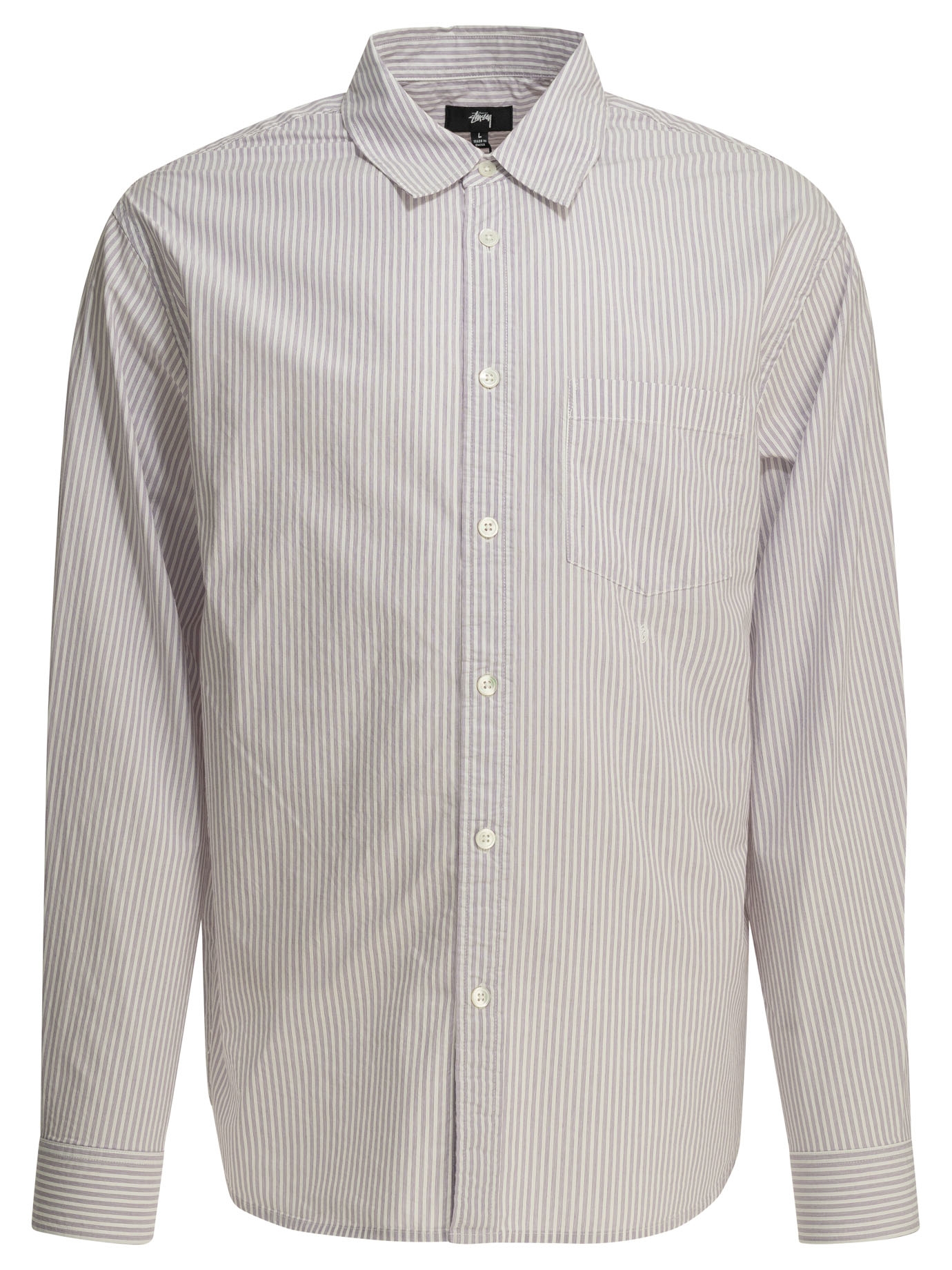 [Stussy] Shirts Long Sleeve SS26 11103883531 PURPLE STRIPE