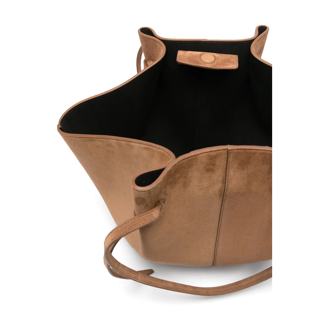 [YUZEFI] Shoulder bag FW26 LARGE MOCHI SUEDE COGNA