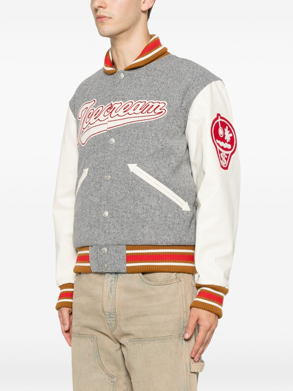 [ICECREAM] Casual Jacket FW26 ICOU26201GREY